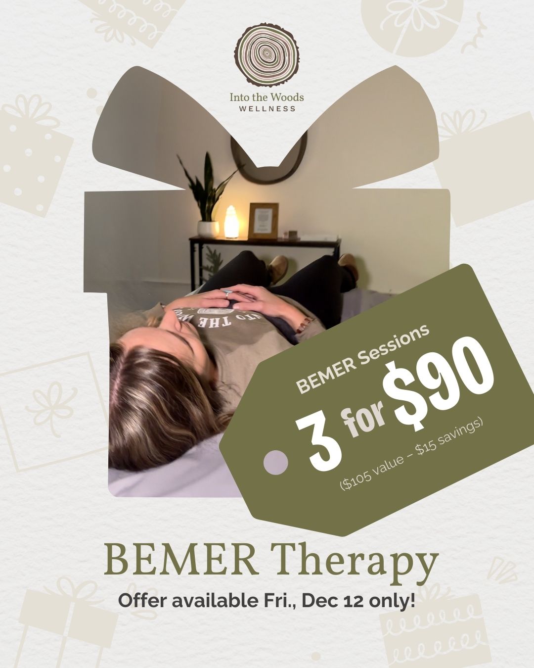Bemer Sessions 3 for $90 ($105 value-$15 savings)